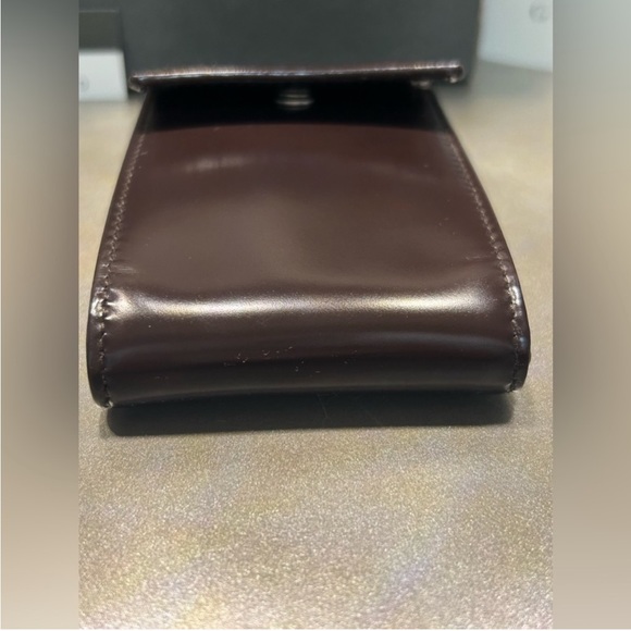 GUCCI *KEY HOLDER & WALLET Unisex w/ box LIKE NEW Burgundy color - Picture 4 of 15